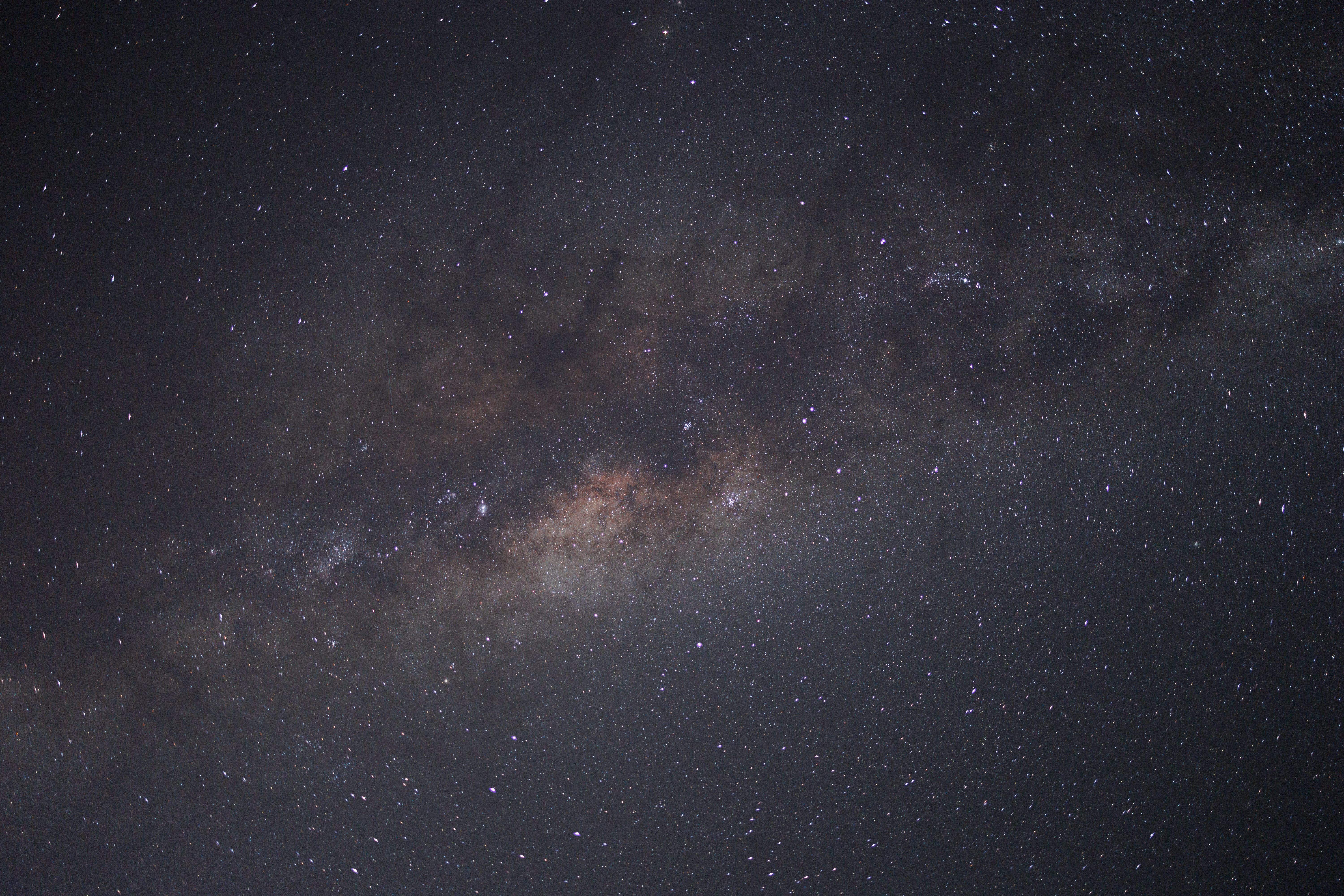Um céu limpo em lua nova que encontrei em Goiás.